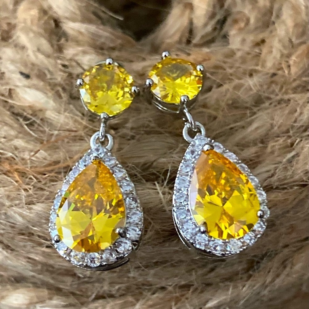🆕DAZZLING DROP EARRINGS. LOOK AT THIS COLOR‼️